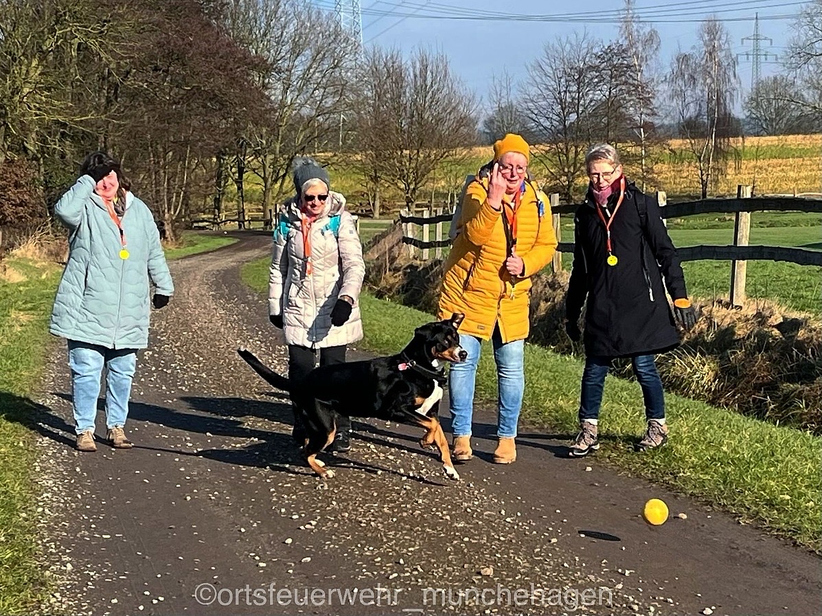 Mehr über den Artikel erfahren Winterwanderung Damenwehr