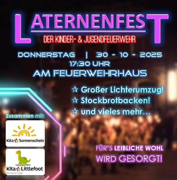 Mehr über den Artikel erfahren Laternenumzug 2025